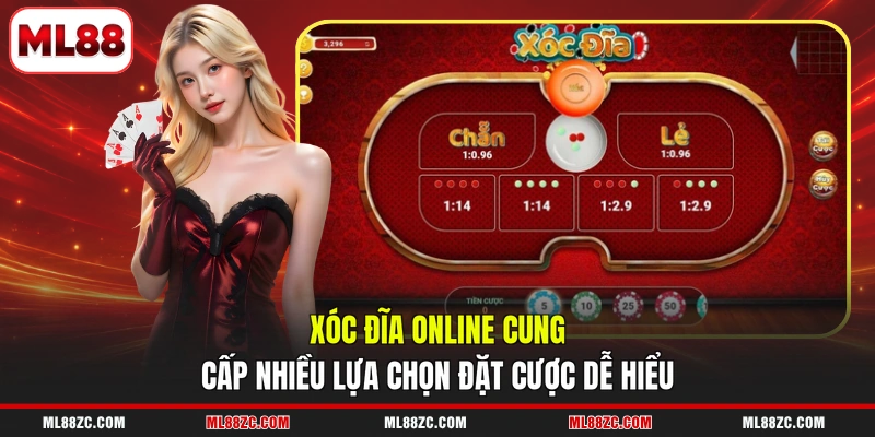 Xóc Đĩa Online - 3 Cửa Đặt Cược Trực Tiếp Tại ML88 Xóc Đĩa Online - 3 Cửa Đặt Cược Trực Tiếp Tại ML88